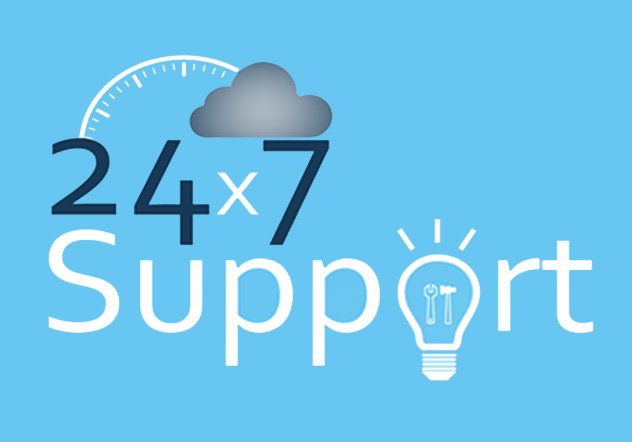 24 x 7 Support